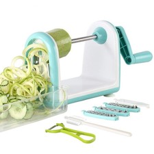 5 Blade Vegetable Spiralizer Zucchini Noodle Maker Kitchen Slicer For Veggie...