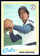 Mike Krukow 1978 Topps #17 Chicago Cubs MLB READ FREE SHIPPING AutographDen