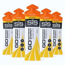 MM SIS GO Isotonic Energy Gel 5 Pack | Fast-Absorbing Endurance Fuel | Orange