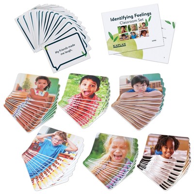 Kaplan Early Learning Company Identifying Feelings Cards and Tiles