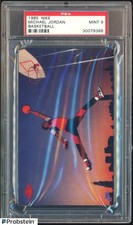 1985 Nike Basketball Michael Jordan Chicago Bulls RC Rookie HOF PSA 9 MINT