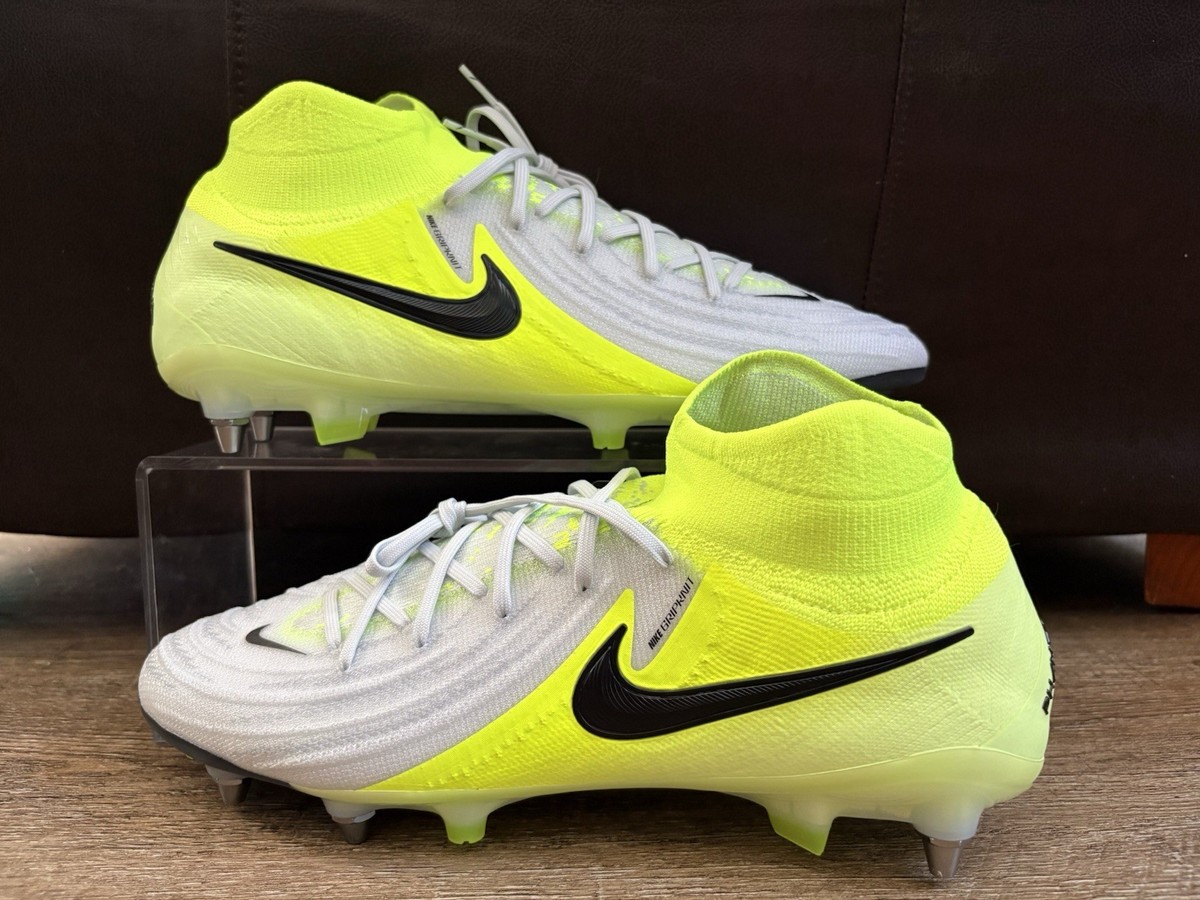 Nike Phantom Luna 2 Elite SG-Pro P Soccer Cleats Volt Men's Sz 13