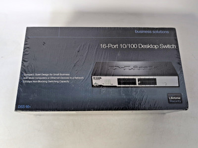 D-LINK 16-PORT 10/100 DESKTOP SWITCH DSS-16+