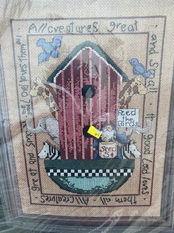 Bucilla Alma Lynne Design FOR THE BIRDS Counted Cross Stitch 10x14 Sealed NEW - Image 2 of 4