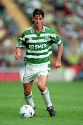 Jackie Mcnamara of Glasgow Celtic on the ball Pre Season Friendly - Old Photo 1