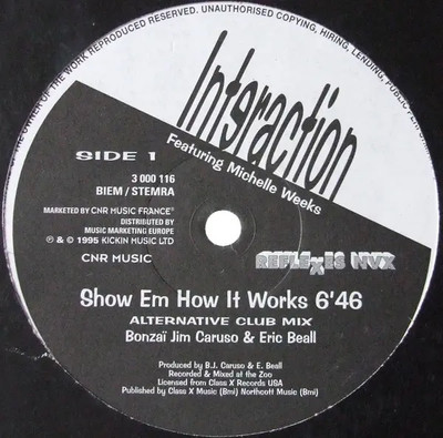 Interaction Featuring Michelle Weeks Show Em How It Works Vinyl Single 12inch