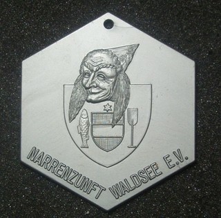 Narrenzunft Waldsee Faselhannes VSAN Plakette Fasnet Fasnacht Fastnacht