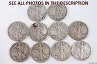 NobleSpirit (ST) $5 FV 10x 90% Silver Liberty Walking Half Dollars 1943-1944