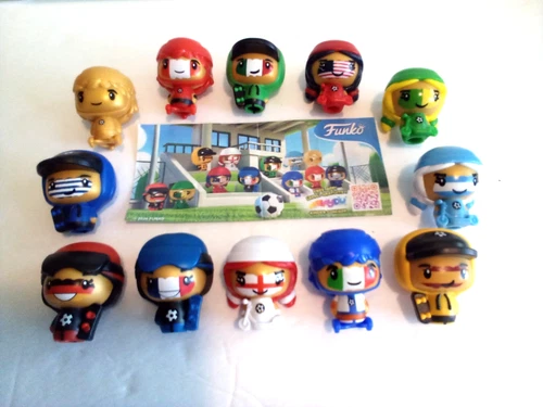 Kinder Canada Funko Fifa World Cup 2026  Soccer Fan Toys complete set+12BPZ