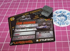 BattleTech LRM Carrier Tank  -- Battlefield Support Battle & Fire Lance + Cards