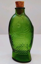 Dr Fischs Antique Bitters. 1970s Green Glass!...
