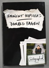 Donald Fagen Steely Dan Signed Eminent Hipsters 2013 Hardcover Autograph
