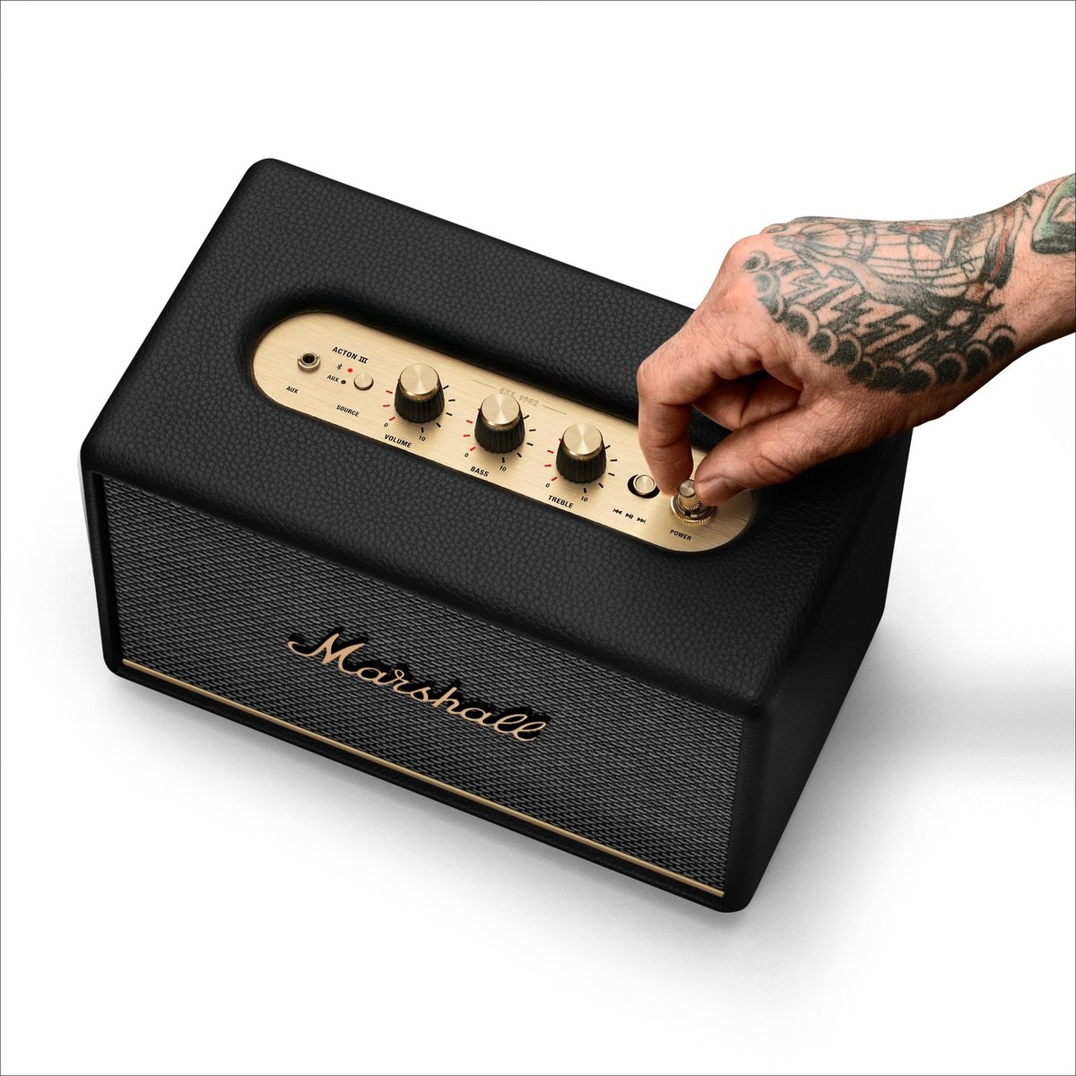 Marshall Acton III Bluetooth Home Speaker, Black | eBay