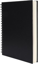 8.5x11inches Hardbound Sketch Book, Spiral Bound Sketch Pad, 80-Sheets 90gsm Inn