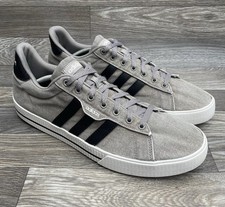 Adidas Daily 3.0 Gray White Black Casual Skateboarding Shoes Men  s Sz 13