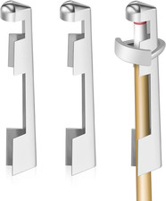 3 Pieces Billiard Cue Clamp Pool Sticks Tip Clamp Stainless Steel Cue Stick Tip