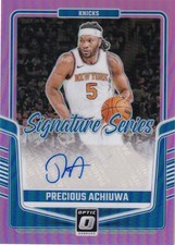 2024-25 Optic Precious Achiuwa Autograph Auto Signature Series Pink Knicks PWE