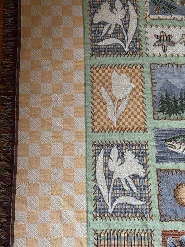 Willkommen in der Wildnis Wandteppich Queen Size Decke 94 x 100 in Hüttenfieber - Bild 12 von 20