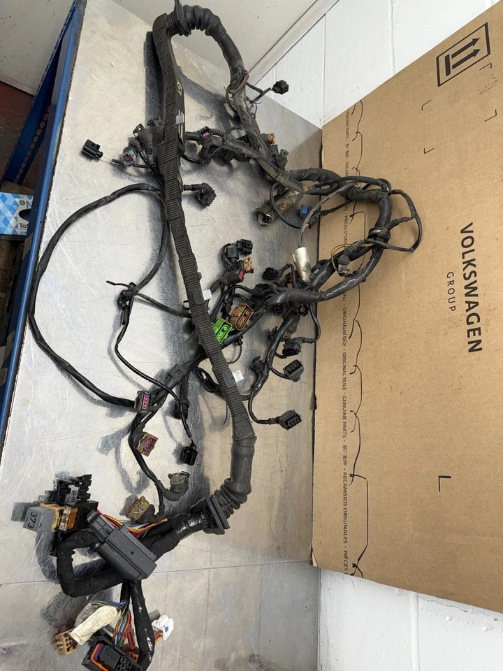 Audi RS4 B5 2.7 Bi Turbo ASJ 380BHP Engine Wiring Loom Harness 8D2971074P 2001 - Image 3 of 4