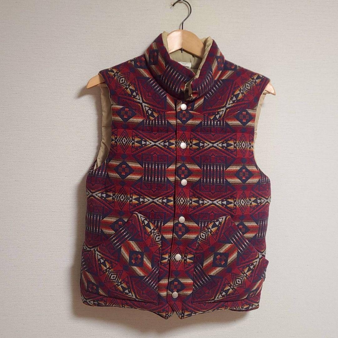 BEAMS Pendleton × Native Reversible Puffer Vest S… - image 1