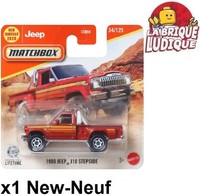 Matchbox 1980 Jeep J10 Stepside 4X4 Pickup Rot 34/125 JHN58 Neu