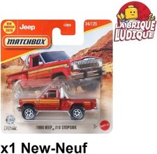 Matchbox 1980 Jeep J10 Stepside 4x4 pick up rouge 34/125 JHN58 NEUF