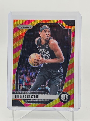 NICOLAS CLAXTON 2024-25 PANINI PRIZM BASKETBALL MULTI WAVE /88 #38 NETS Q3464