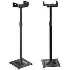Black Speaker Stands for Bookshelf & Satellite Speakers