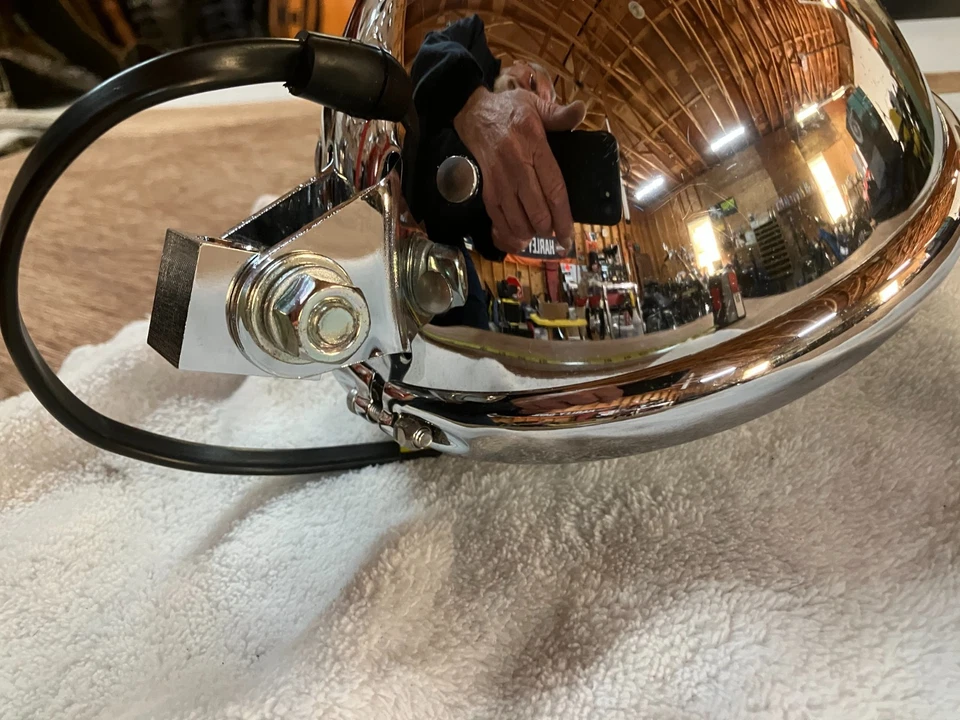 哈雷戴维森 Ironhead fx 切碎机 铬 车头灯 — 第 4/4 张图片