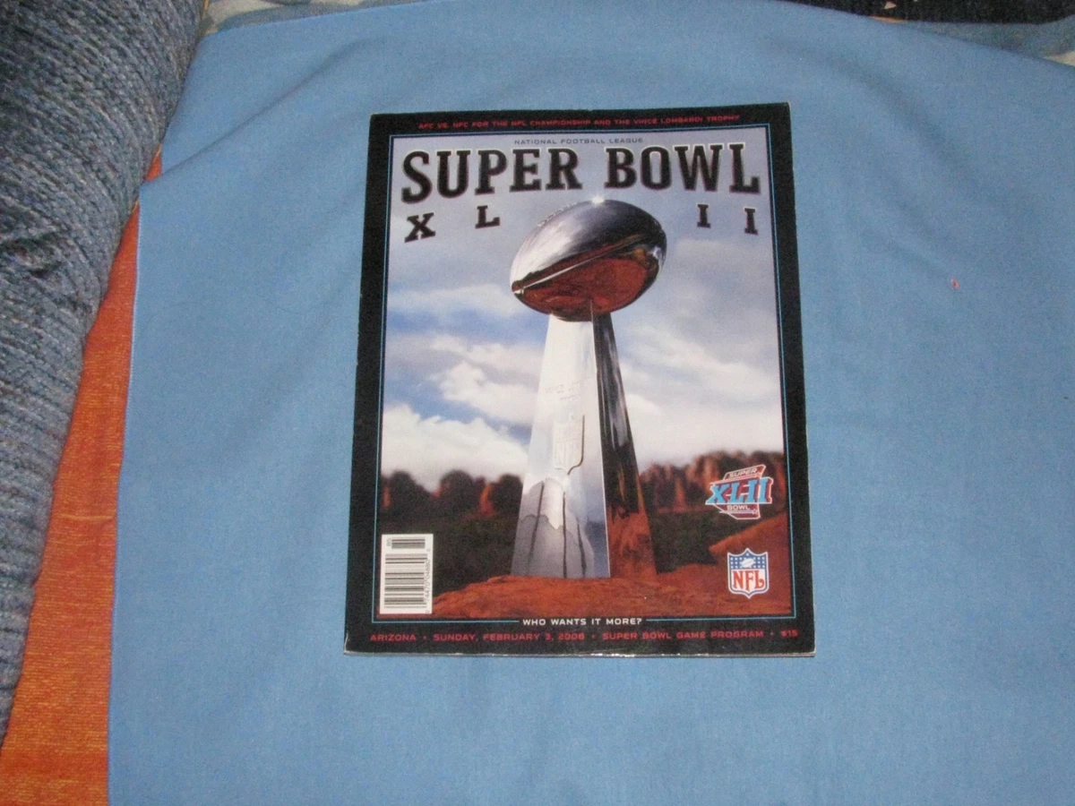 Super Bowl Xlii Program In Vintage Nfl Programs for sale | eBay