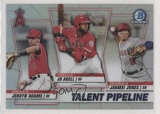 2020 Bowman Talent Pipeline Trios Chrome Jo Adell Jahmai Jones Jordyn Adams 9ij