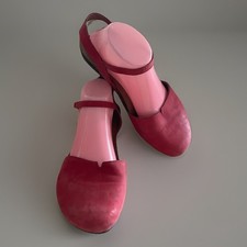 Dansko Rowan Milled Nubuck Cinnabar Size 41 Women  s Sandal Mary Jane Shoes Red