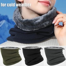 Fleece Neck Warmer Ski Sports Face Mask Outdoor Winter Hiking Hat Cycling Scarf