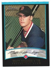 2001 Bowman Draft Picks & Prospects #BDP12 Matt Cooper Boston Red Sox