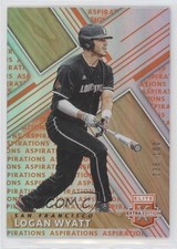 2019 Panini Elite Extra Edition Aspirations Orange 36/100 Logan Wyatt #51 03j5