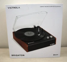 Victrola Brighton Record Player Turntable w/Bluetooth 3-Speed RCA Output $150
