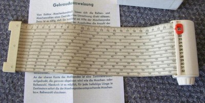 Knittax Maschenbandmaß- für Strickmaschinen- und Handstricker