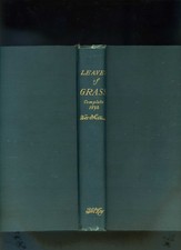 Walt Whitman Leaves of Grass Complete Published 1894 Death Bed Edition Green HC