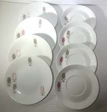 Vintage Rosenthal Continental Luna Park 4067 Set Of 8 Plates-4 Dessert, 4 Saucer