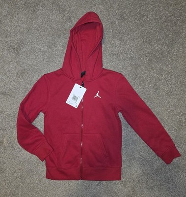 Kids' Full-Zip Hoodie Red Boys Size 5 Medium NWT