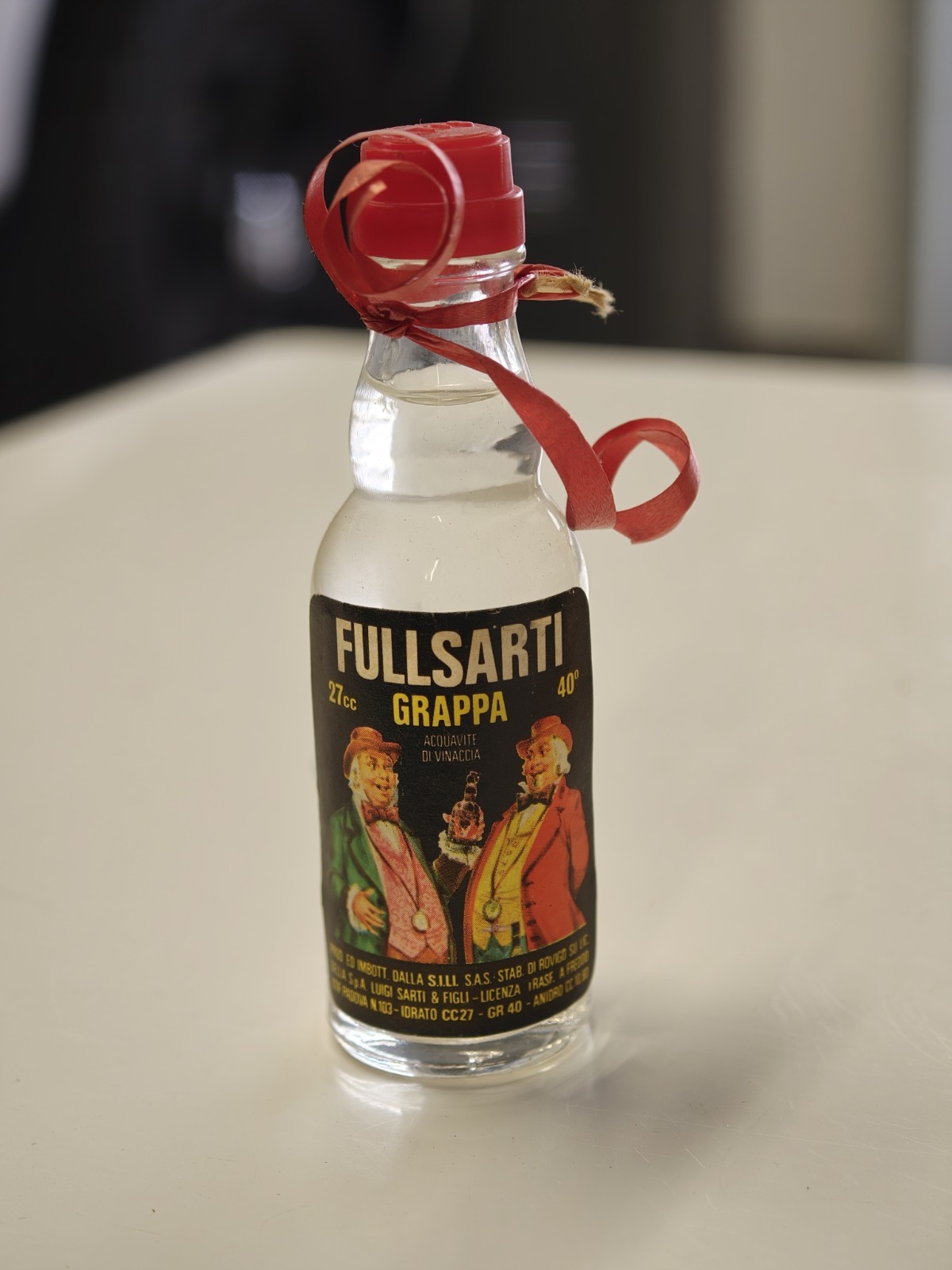Mignon Grappa Full Sarti Luigi Sarti & Figli - Sigillo di Stato Fino a Cl. 4