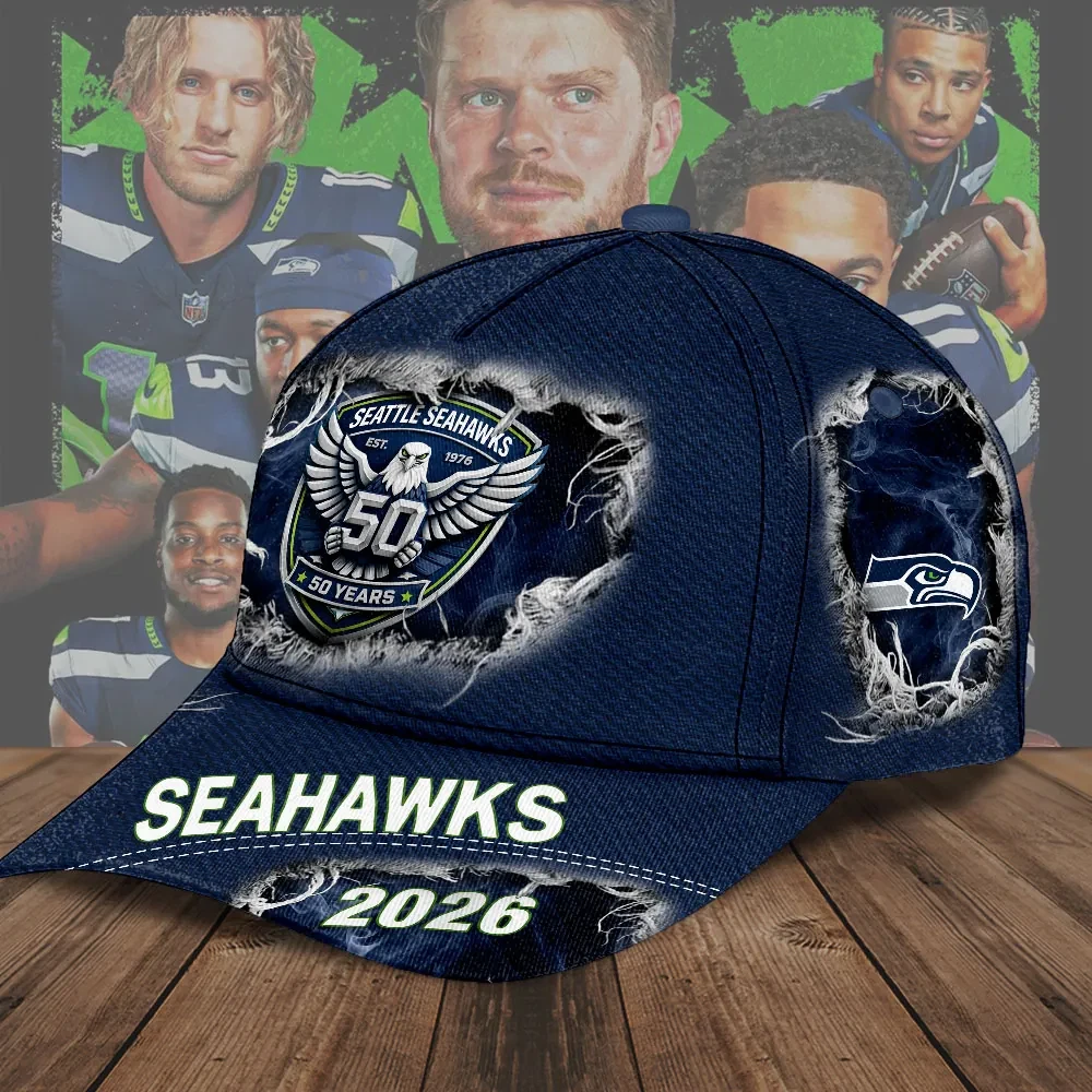 Seahawks 50th Anniversary Classic Cap