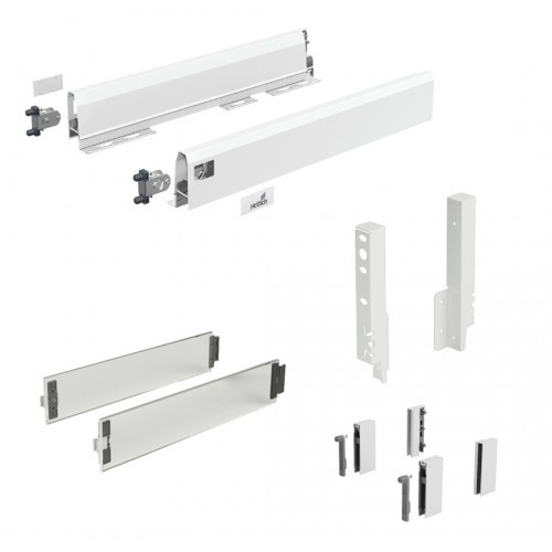 Tiroir Hettich ArciTech H94mm à fermeture amortie et dos H186
