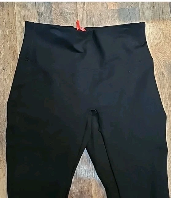 SPANX Ankle Length Ponte Black Leggings - Image 2 of 4