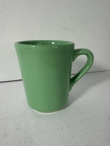 HLC Homer Laughlin USA Sea Foam Green  Denver Mug Vintage