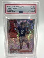 2019 Panini Absolute Kaboom #K-DJ Daniel Jones SSP Case Hit RC Rookie Mint PSA 9