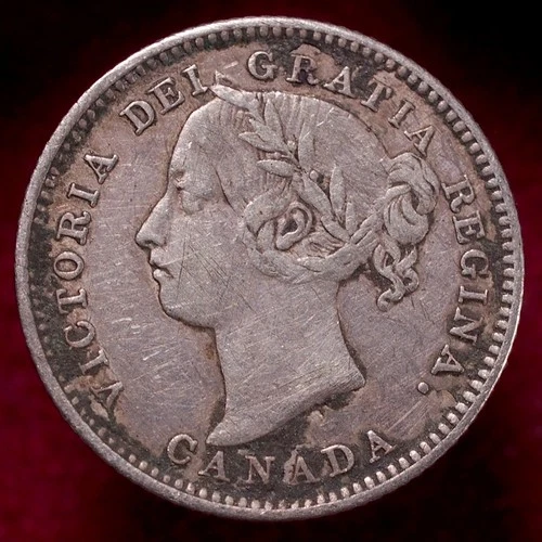 1891 Canada 10 Cents — photo from the most recent tracked eBay sale