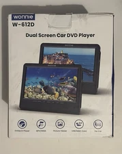 WONNIE 7.5 Inch Car DVD Player, Portable DVD Player for Car Play The Same or Two