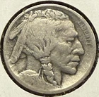 1913-S Buffalo Nickel Type 1 KEY DATE VG/F 5C San Francisco - Problem Free!