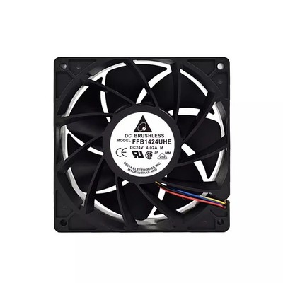 1PCS   FFB1424UHE DC24V 4.02A 140x38mm 14cm 4-wire cooling fan *mq